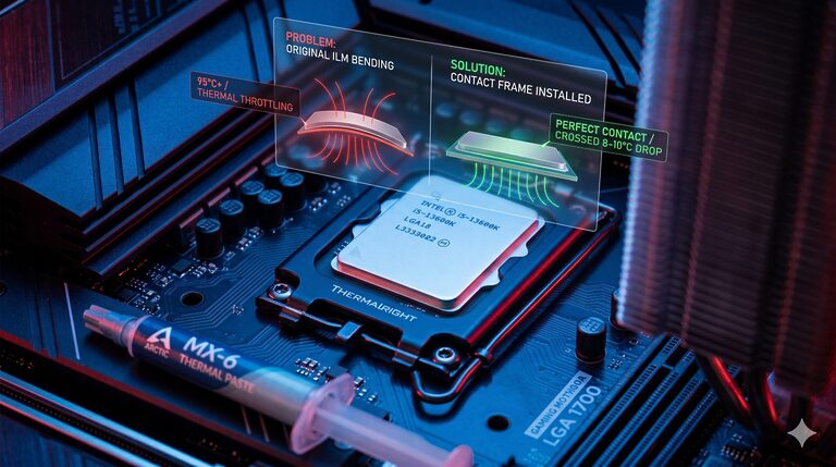 Temperature fuori controllo su Intel Core i5-13600K? Come risolvere definitivamente con il Contact Frame 8 Gemini Generated Image 3mwdfb3mwdfb3mwd