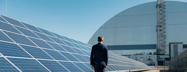 un impianto fotovoltaico a chernobyl da disastro a energia rinnovabile